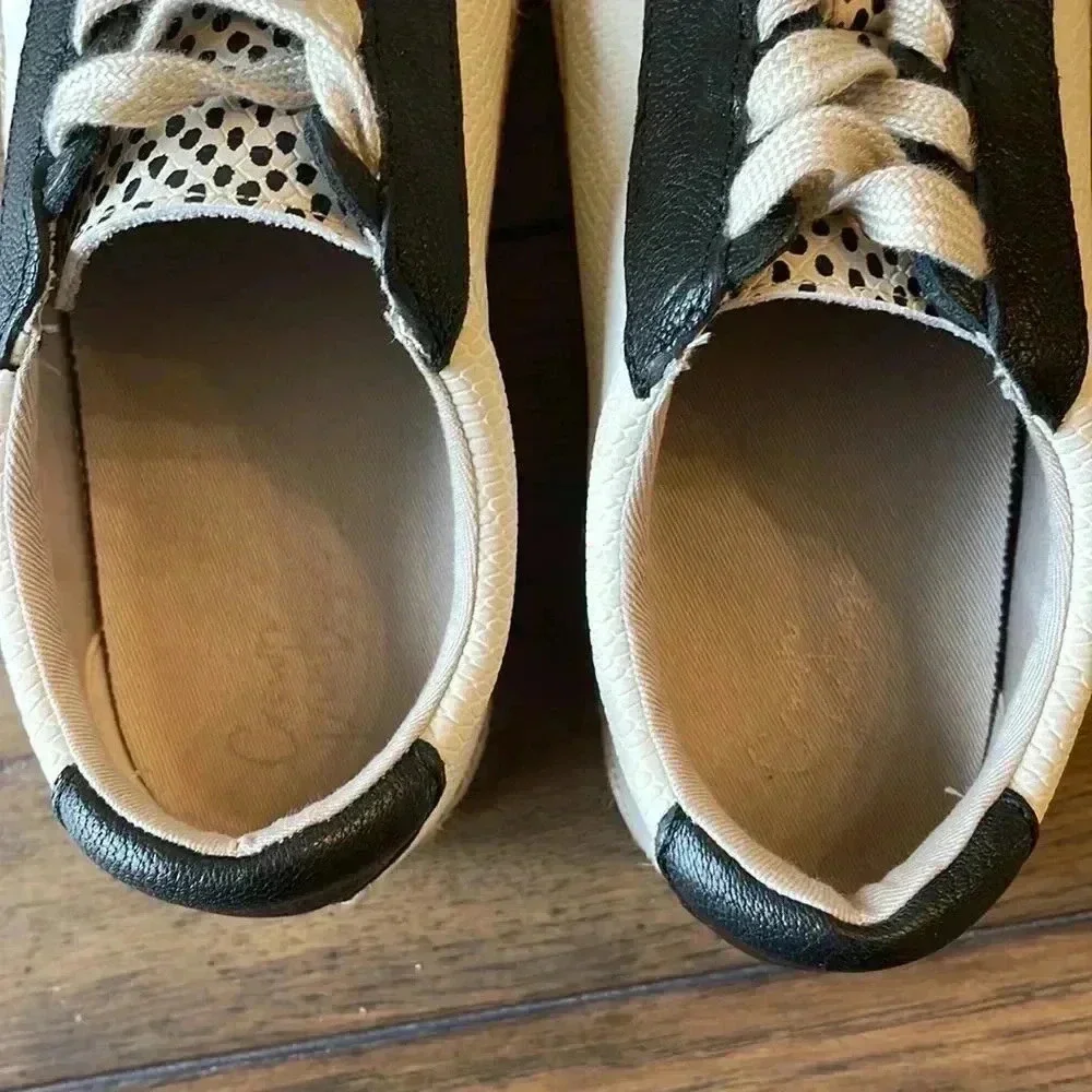 Crown Vintage Adelite Sneaker Lace Up Black/Cream Women’s sz 8M - Picture 7 of 9